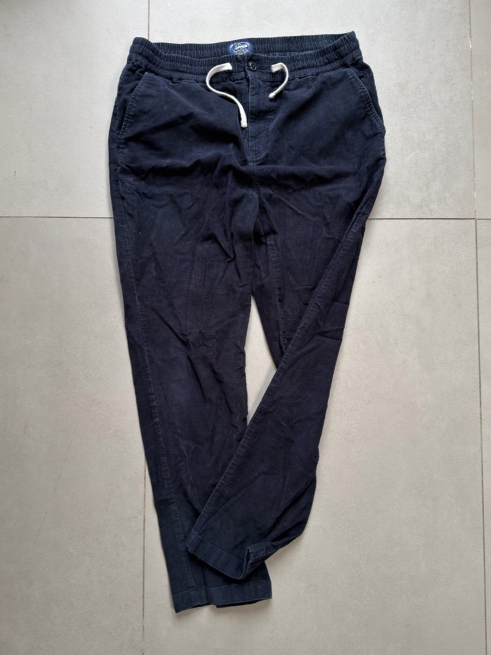 J Crew Cotton Jogger Pants in Black Size Large